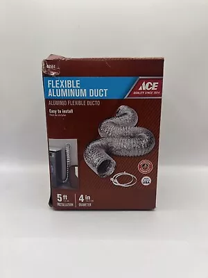 4 Inch 5 Feet Air Ducting Flexible 1.5M Length Aluminum Dryer Vent Hose • $8.99