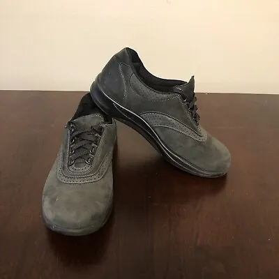 SAS Shoes Mens 9W Walk Easy Be Happy Walking Black Suede Leather J4984525 • $7.95