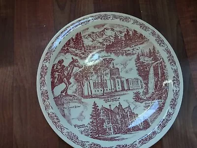 Vernon Kilns Pottery Plate Salem oregon State Capitol Of Oregon  In Williamette • $12