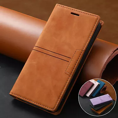 For Samsung Galaxy J6+ J4+ J8 A6 2018 A6+ Flip Leather Phone Case Wallet Cover • $14.62