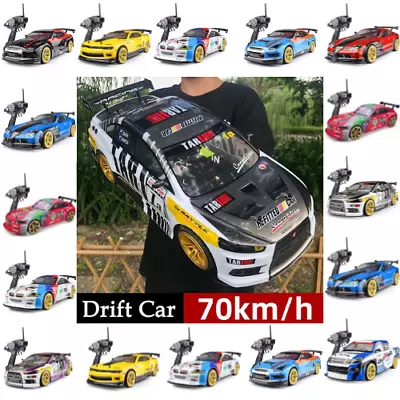 UK High-Speed Realistic Large RC Drift Car 1:10 4WD 2.4G Sport Remote Control • £64.99