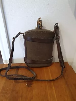£40 • Buy Original WW2 Dated 1941 Home Guard Army Water Bottle Canteen Leather Cradle BLG
