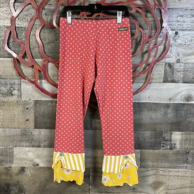 Matilda Jane Girl’s SZ 14 Pants Floral Polka Dot Trendy Ruffle Stretch Soft Cute • $7.99