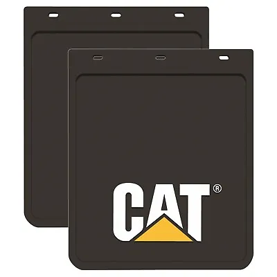 2x Genuine Caterpillar CAT Mud Flaps 28x36cm Car Mudflap 4x4 4WD Ute 14 X11  • $108.95