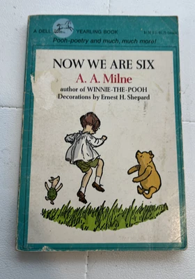 $5 • Buy Now We Are Six A A Milne Author Paperback Book Winnie The Pooh Vintage 1984