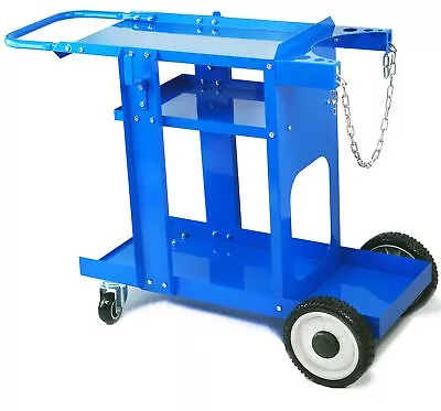 Foxngear Welding Cart For TIG MIG Welder Plasma Cutter Gas Bottle Storage 3-T... • $173.69