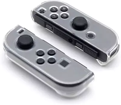 OSTENT Crystal Clear Hard Cover Case Guards For Nintendo Switch Joy-Con Contr... • $15.95