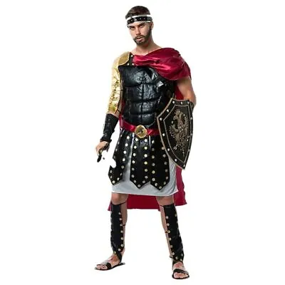 £34.50 • Buy Adult Roman Gladiator Costume Mens Spartan Warrior Centurion Fancy Dress Outfit