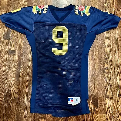 Authentic University Of Michigan Rose Bowl Jersey 1990 • $389