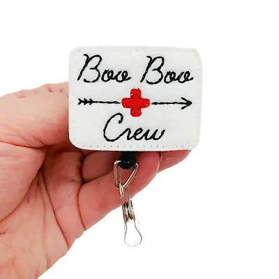 £12.64 • Buy Nurse Badge Reel Holder Clip RN CNA LPN MA PA NP EMT Paramedic Medical ID Pull 