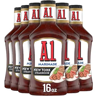 A.1. Steakhouse New York Marinade 16 Oz Bottle Pack Of 6 • $65.38