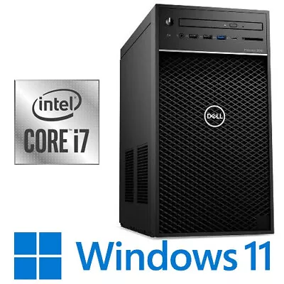 Dell Precision 3640 Tower PC Intel I7 10700 32G 512G NVMe WiFi Win 11 Pro • $850