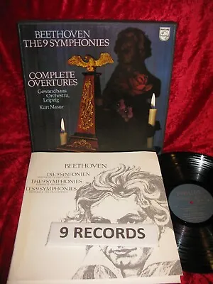 NM HOLL 1975 9 LP PHILIPS 6747 135 STEREO Beethoven* - Gewandhausorchester Leipz • £4.99