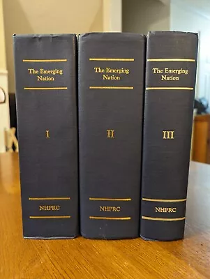 3 Vol. Set: The Emerging Nation 1780-1789 NHPRC Hardcover • $42