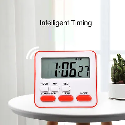 Cooking Timer Small Digital Alarm Clock Multifunctional Kitchen With Magnetic • $9