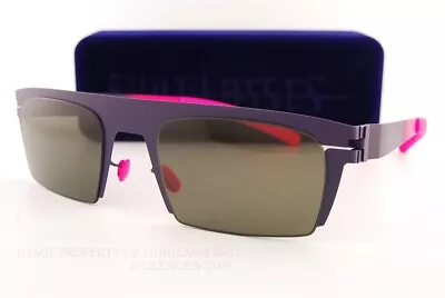 Brand New MYKITA Sunglasses NEW Mulberry/Neon Fuchsia/Rawgreen Solid For Women • $269.99