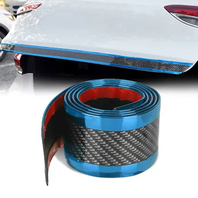 Carbon Fiber Door Sill Scuff Cover Plate Sticker Protector Tape Car Accessories • $8.06