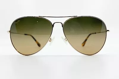 Maui Jim Japan Mavericks MJ-264-16 Gold Metal Sunglasses 61-14-137 8541 • $79.99