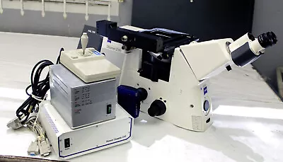 Zeiss AXIO Observer.Z1m Motorized Inverted Microscope + Power Supply & PS System • $8200