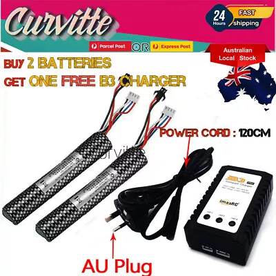 11.1V 2000mAH Battery GEL BLASTER Toys B3 Charger JM GEN 8 J9 J10 CYMA TACTOY AU • $23.95