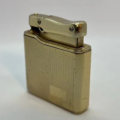 Colibri Lighter Mono Gas20 Gold Art Deco Tobacco France German Made Vintage VTG • $79.95