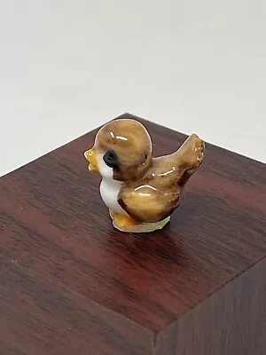 Vintage Brown West Germany Bird Figurine Miniature 3/4” Baby Birds • $9.99