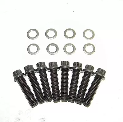 BB Dodge Mopar 383 400 440  12 Pt Bl Oxide Grade 8 Intake Manifold Bolt Kit NEW • $16.95