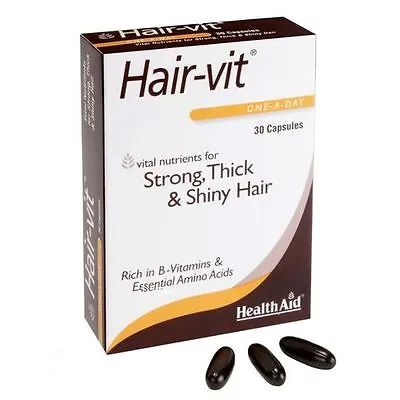 Health Aid Hair-vit - 30 Capsules • £14.09