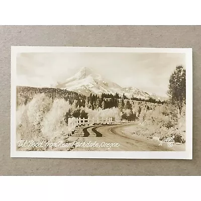 Vintage 1920s Mt. Hood From Near Parkdale Oregon Photo Benjamin A Gifford • $26.89