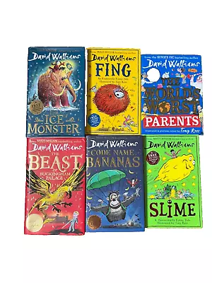 David Walliams Hardback Book Bundle X 6 • £6