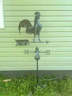 RARE Antique Copper Rooster Weathervane • $750