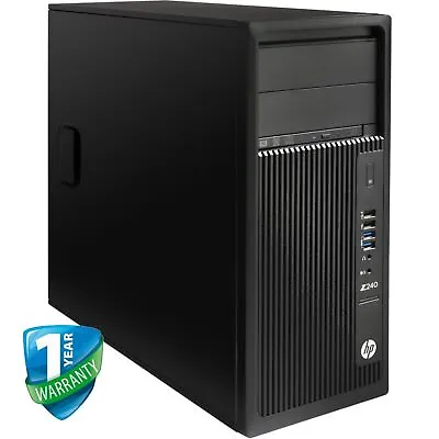 £150 • Buy PC HP Z240 Workstation Tower E3-1270v5 32GB/64GB RAM 512GB SSD M4000/P4000, G