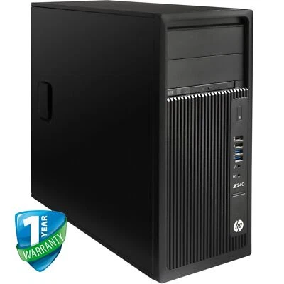 £150 • Buy PC HP Z240 Workstation Tower E3-1270v5 32GB/64GB RAM 512GB SSD M4000/P4000, G