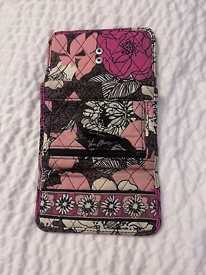 Vera Bradley Triple Fold Wallet Mocha Rouge • $12