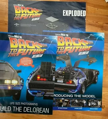 Eaglemoss Back To The Future Build The Delorean Blue Prints & Collection Guide • $42.57