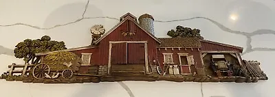 VTG Burwood Products #587 3D MCM Farm Barn Chickens 1970s Wall Art 46  Cottage • $79.99