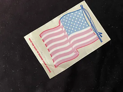 1968 Vintage Original Gulf Oil U.s.a. Flag Sticker Window Decal Nos Gas Station • $3.99