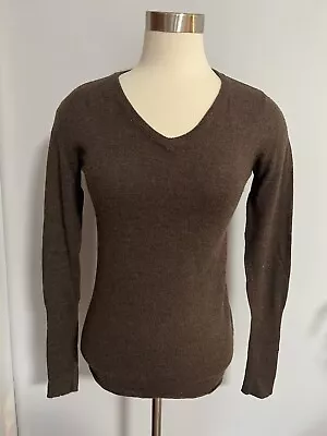 Mossimo Brown V Neck Sweater Size S • $19.99