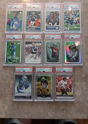 THE ABSOLUTE BEST NFL MYSTERY HOT PACK GUARANTEED PSA GRADED PSA 10's ( READ ) • $39.99