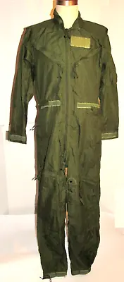 Vtg 1968 Vietnam War Summer Flying Coveralls! Fire Resistant! Cs/frp-1! 40 Long • $118.99