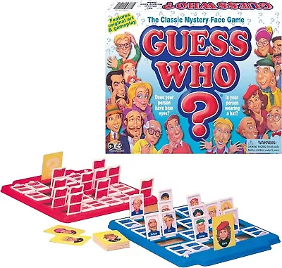 Guess Who Board Game - Family Game Night Kids 6+ & Adults Original Retro Classic • $21.90