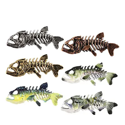 Creative Pewter Designs Striped Bass Skeleton Fish Lapel Pin Or Magnet S140 • $18.89