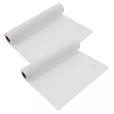 2 Rolls White Drawing Paper Roll White Calligraphy Paper Roll Paper Easel • £12.89