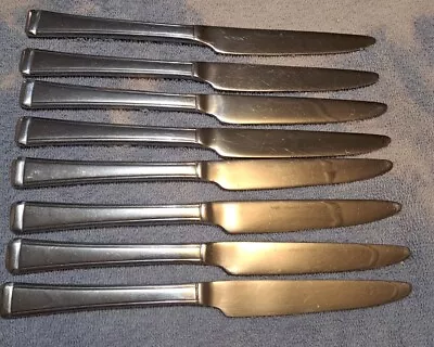MSE Martha Stewart Set Of 8 Round Tip Butter Knives Stainless • $22