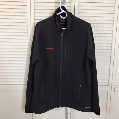 Mammut Soft Tech Black Full Zip Black Jacket With Pockets XL • $75