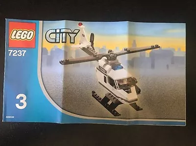 7237-2 LEGO City Police Station Instruction Manual Book • $3.39