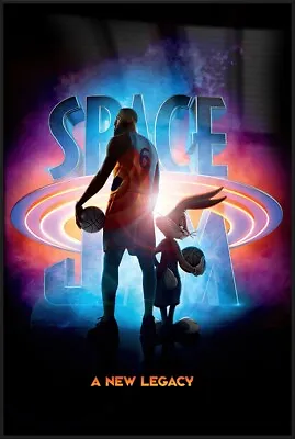 $69.99 • Buy Space Jam 2: A New Legacy - Framed Movie Poster (LeBron James & Bugs) (24 X 36 )