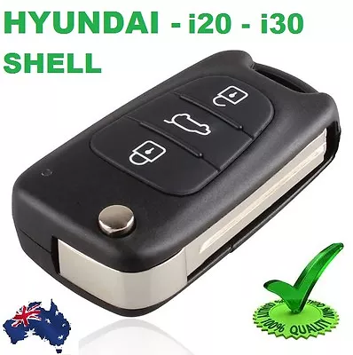 $12.95 • Buy 1 X Hyundai I30 I20 Elantra Button Flip Key Replacement Remote Case Shell Blank 