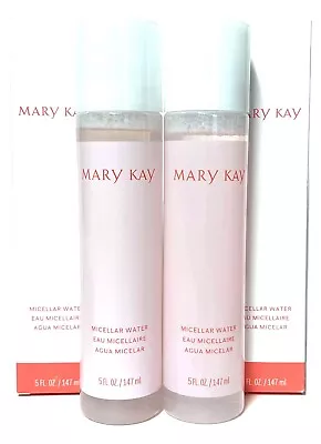 Mary Kay Micellar Cleansing Water~lot Of 2~full Size~5 Fl.oz~nib~makeup Remover! • $22.99