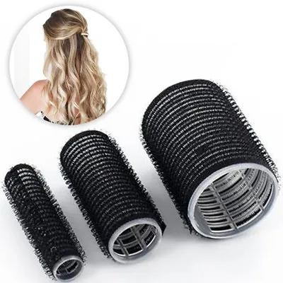 CHOOSE SMALL - LARGE SELF GRIP HAIR ROLLERS Curling Setting Waving Cling Bounce • £6.30